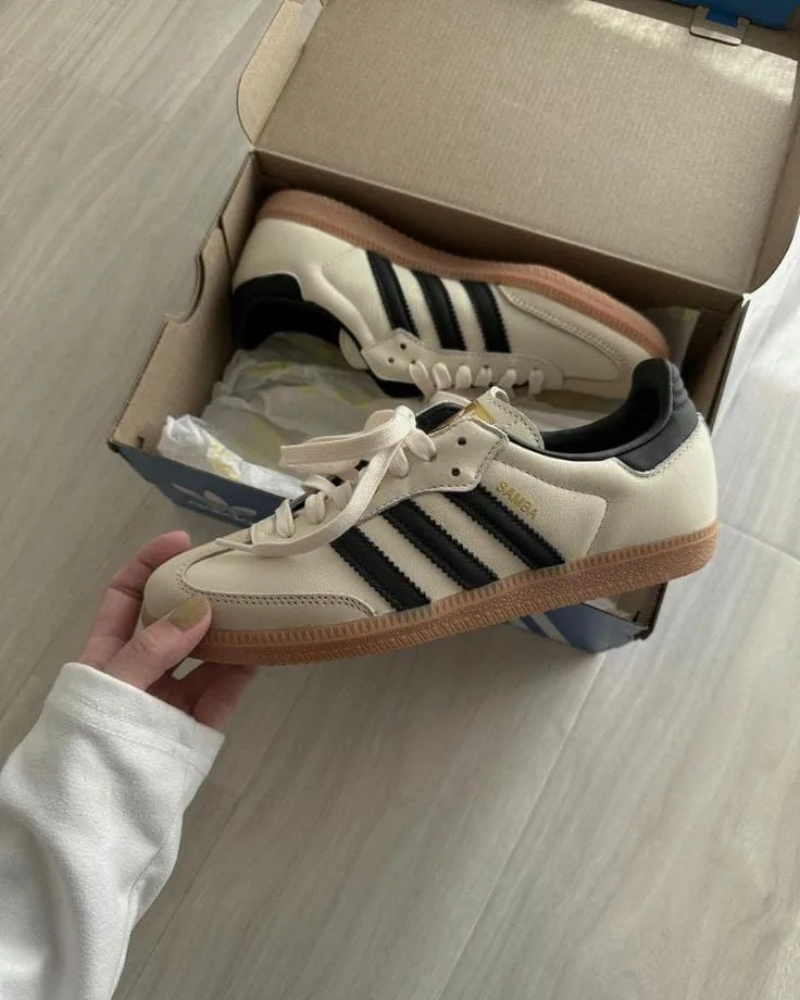 Adidas Samba Beje/Preto