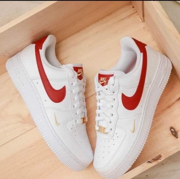 Nike Air Force Branco/Vermelho