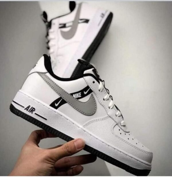 Nike Air Force Branco/Cinza Fita Nike