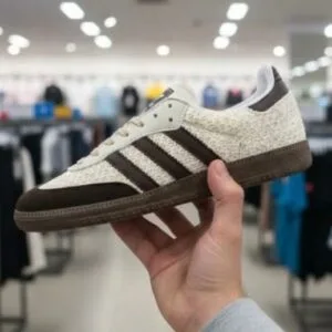 Adidas Samba Croché Ecru/Castanho